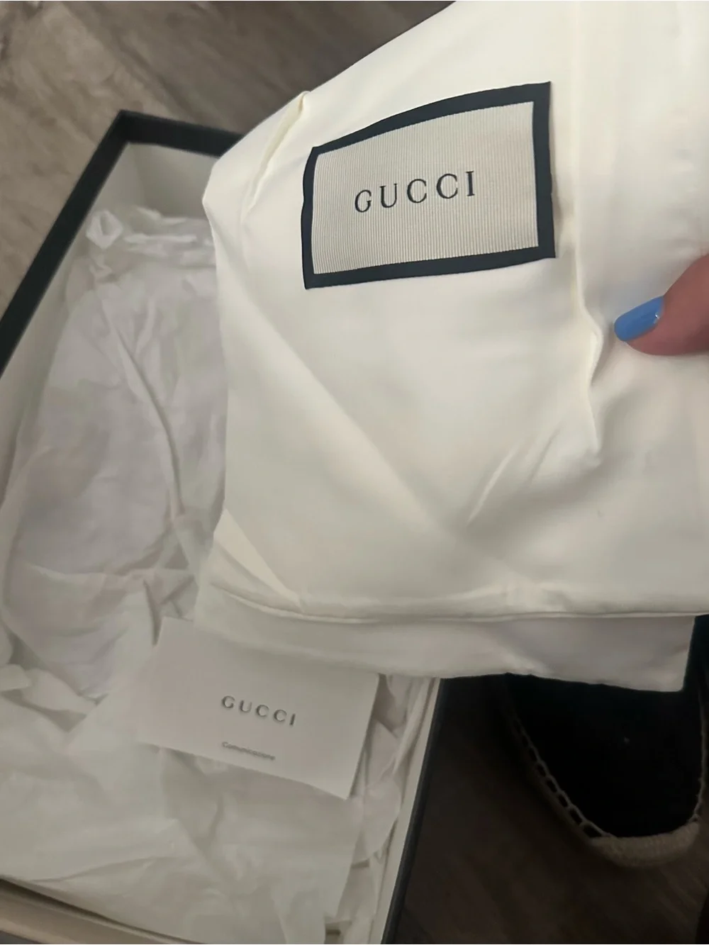 Gucci Black Monogram Espadrille Slip-Ons